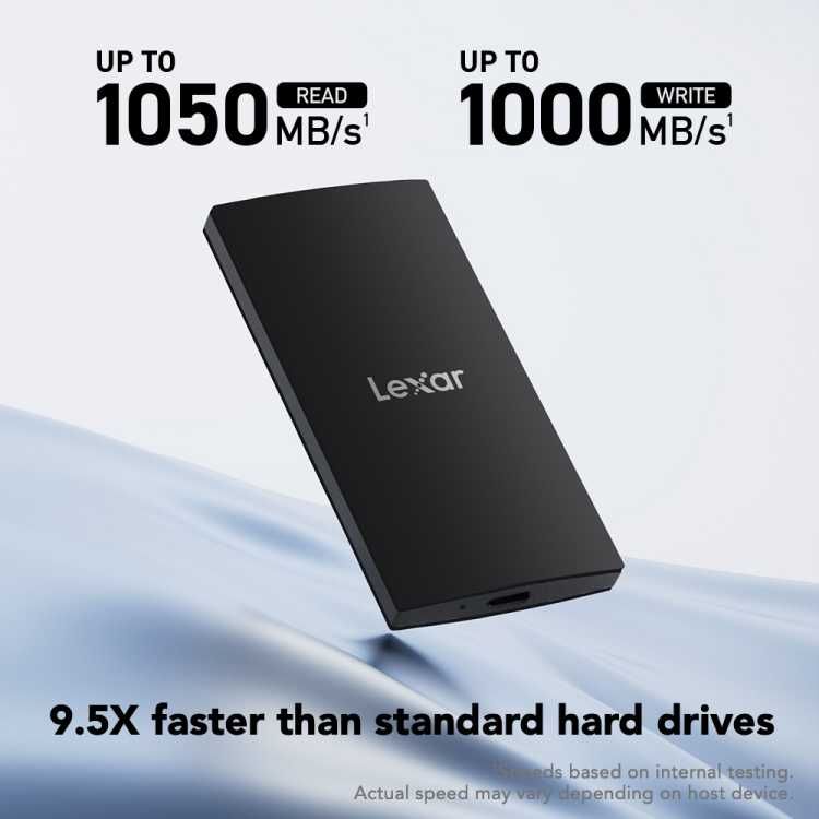 Внешний SSD 1Tb Lexar SL300 [1050Mb] USB 3.2/ Type C. Гарантия.