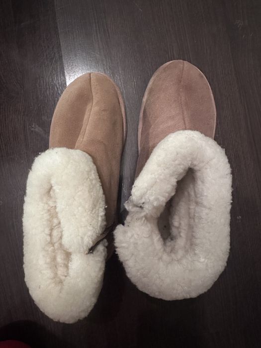 Топли обувки от естествена кожа