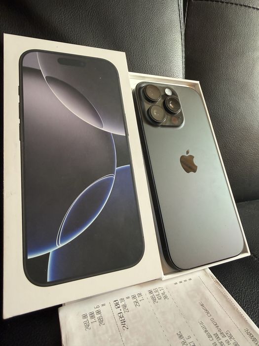 iPhone 16 pro Black Titanium 256gb