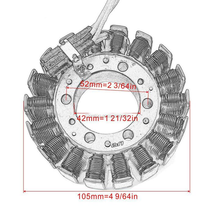 Stator Suzuki Hayabusa Gsxr 1300 an 1999-2016 Alternator B-KING A754