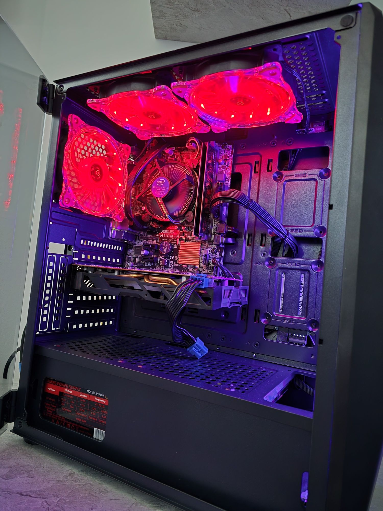 Pc Gaming RGB / i5 / RX580 8GB / 16 GB Ram/SSD / HDD 1tb