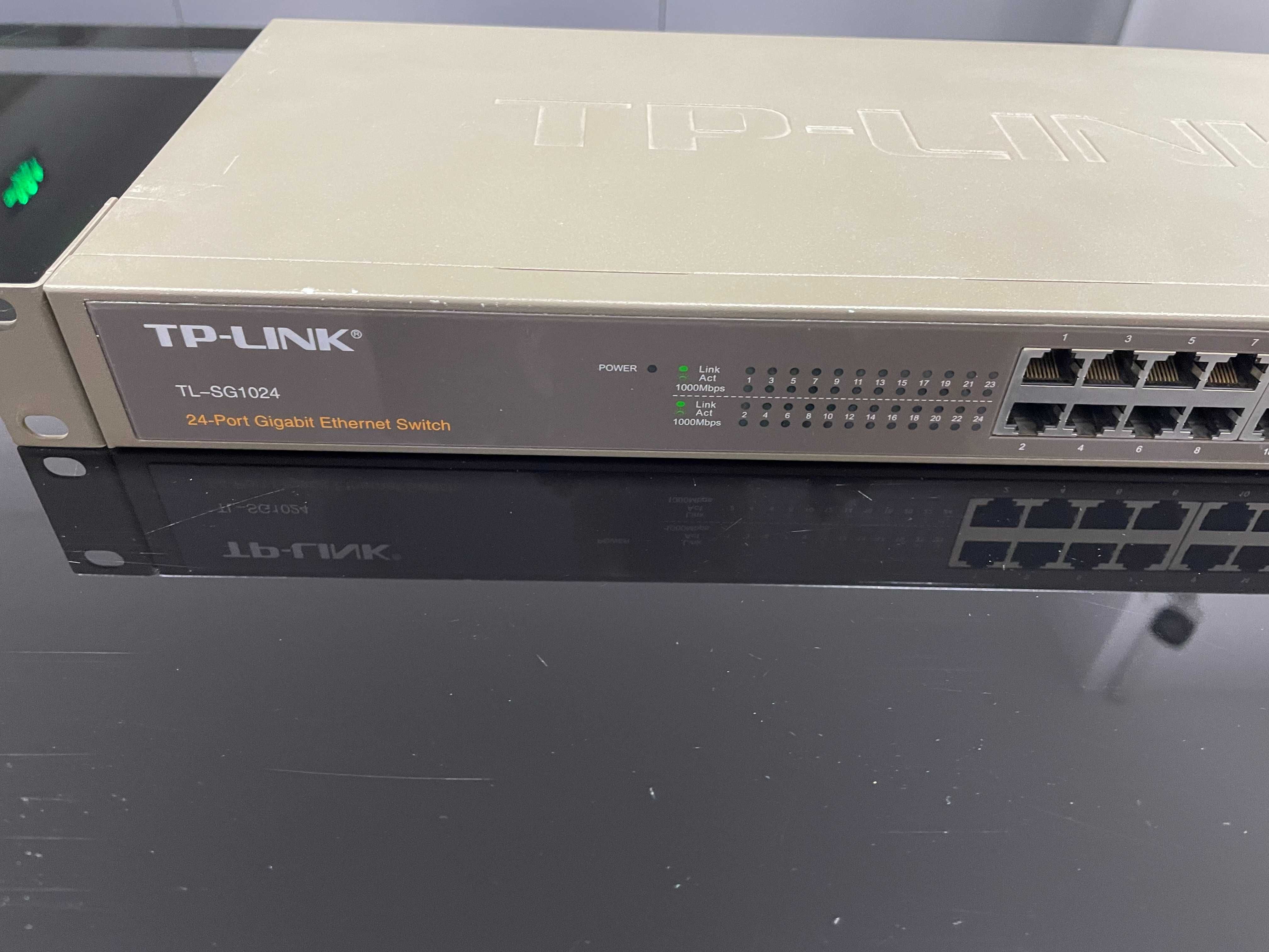 Switch 24 canale gigabit rackabil TP-Link, TL-SG1024