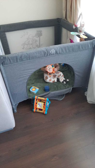 Tarc de joaca pentru copii, Lorelli, Happy Game Zone, Gri