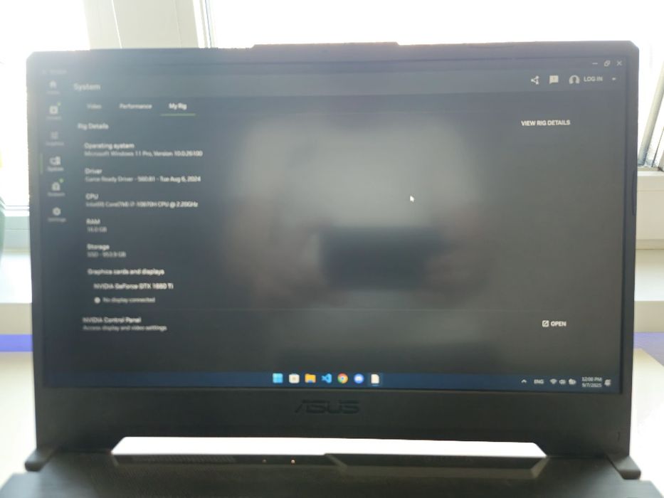 Laptop Asus TUF FX506LH I7 16gb Gtx 1660ti