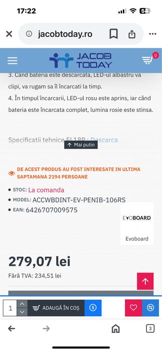 Laser pen interactiv el18p