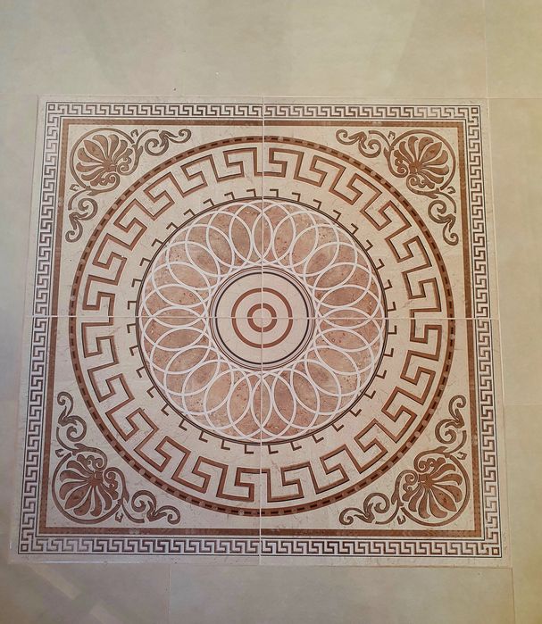 Gresie interior portelanata,model ornament Versace