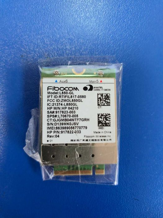 Modem 4G FIBOCOM WWAN  L850-gl HP