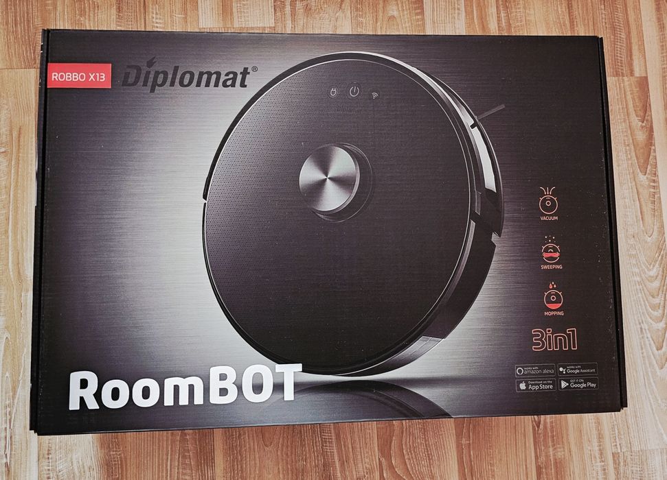 Прахосмукачка-моп 3в1 робот Diplomat
