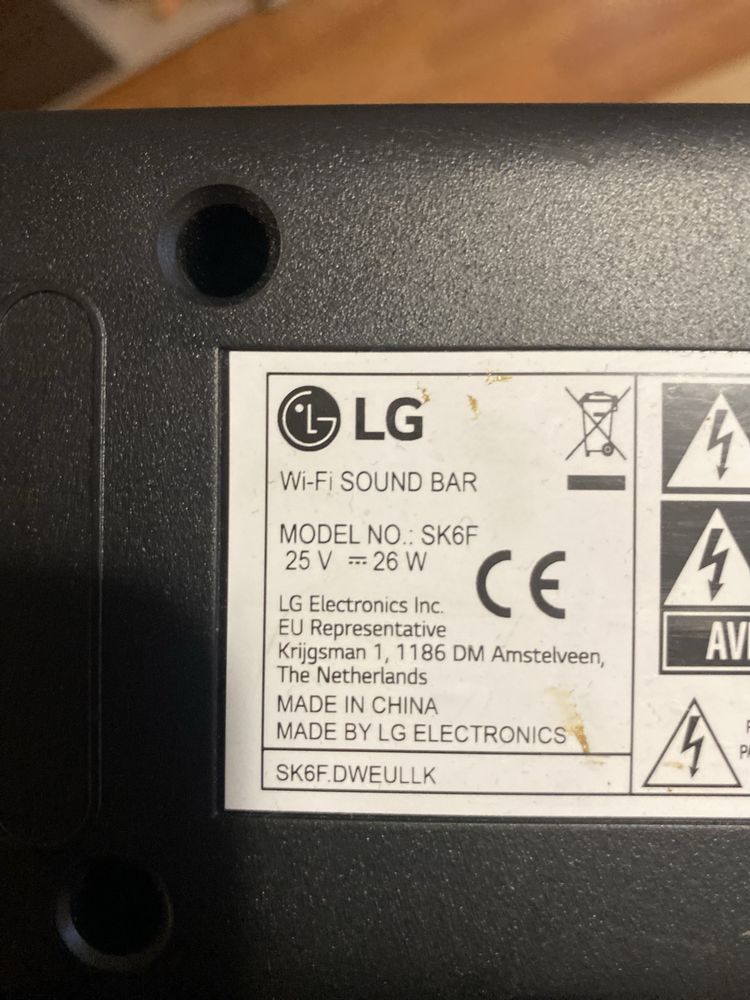 Саундбар LG SK6F