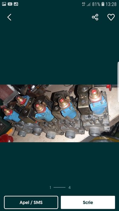 Vană de gaz centrala ariston si alte modele