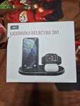 Incarcator wireless pentru telefon, ceas si casti.