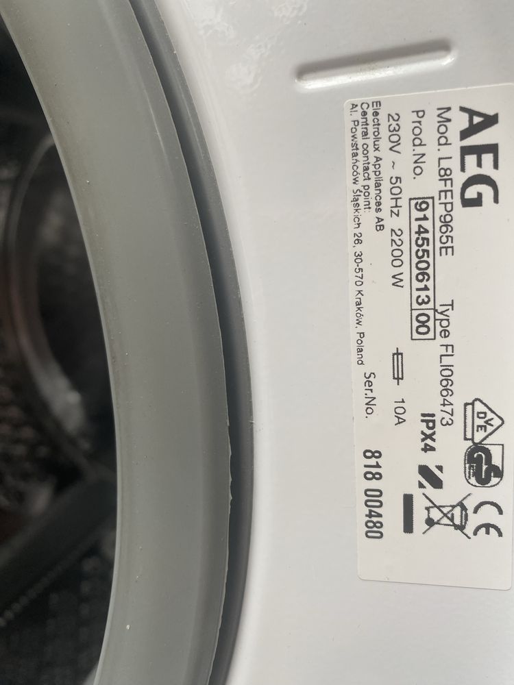 Пералня AEG серия 8000