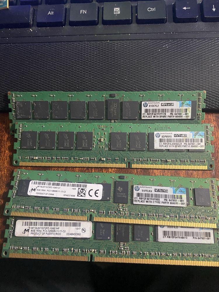 Серверная оператива DDR3 8GBx2