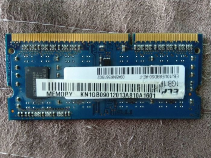 1GB RAM памет за лаптоп DDR3