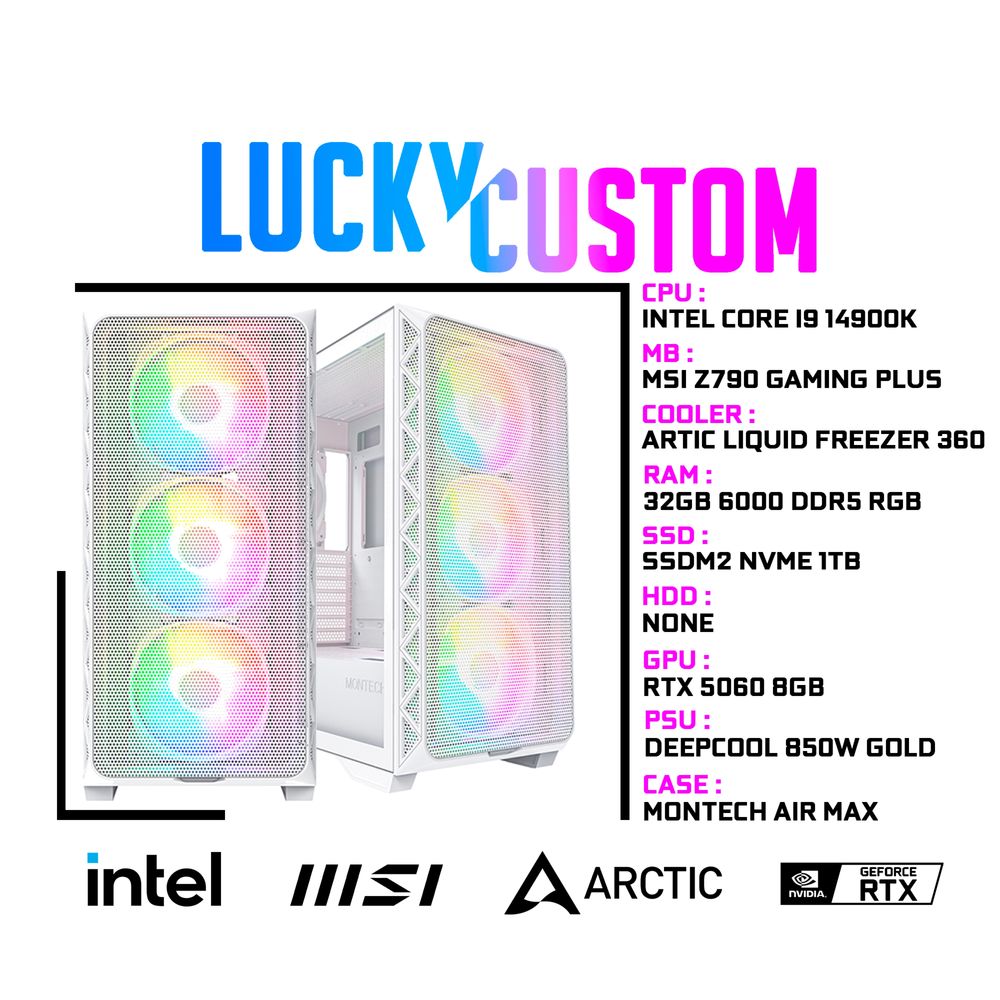 [14 Gen] i9 14900K MSI Z790 Gaming DDR5 32Gb RTX5060 8Gb