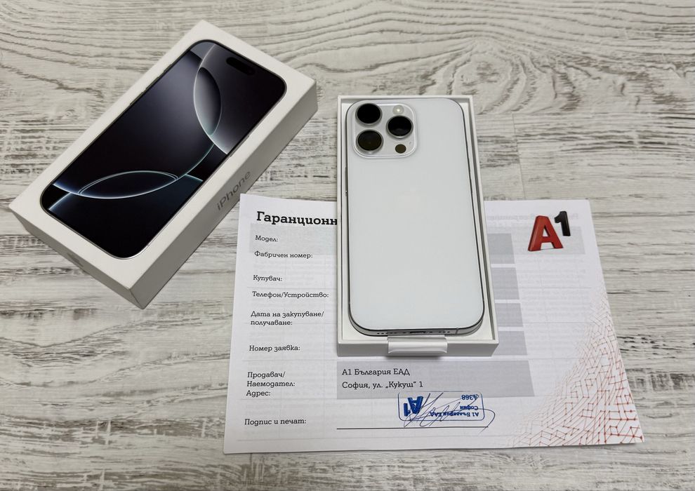 Iphone 16 Pro White 128GB 5G 24м. А1