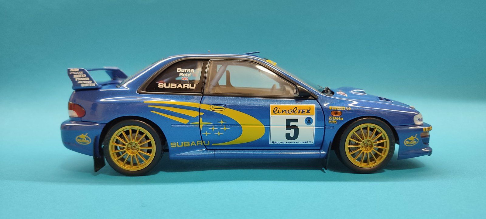 1:18 модел Subaru Inpreza WRC 1999 #5 Burns/Reid AutoArt