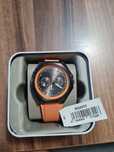 Ceas pentru bărbați Fossil Evanston Black Orange Silicon BQ2675