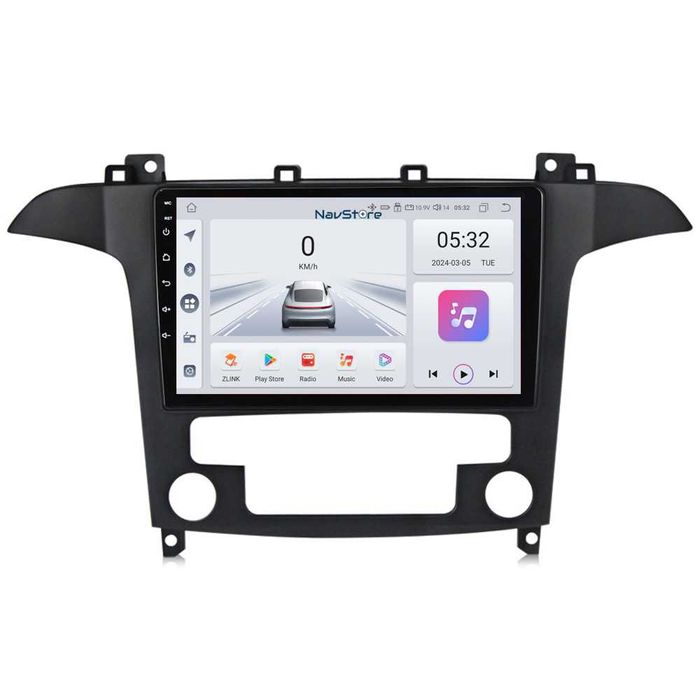Navigatie Dedicata Ford S-Max (2006 - 2015), 9Inch, BT, WiFi, Carplay