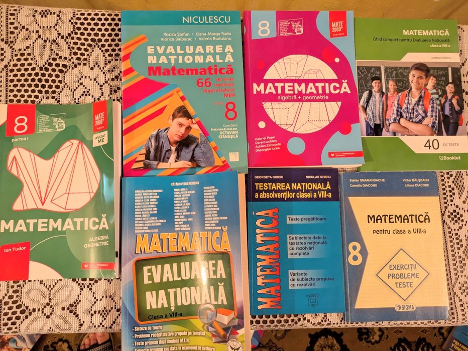 Culegeri de matematică clasa a 8-a