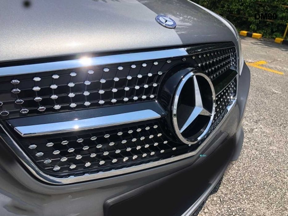 Grilă bara frontală Diamond pentru Mercedes E W212