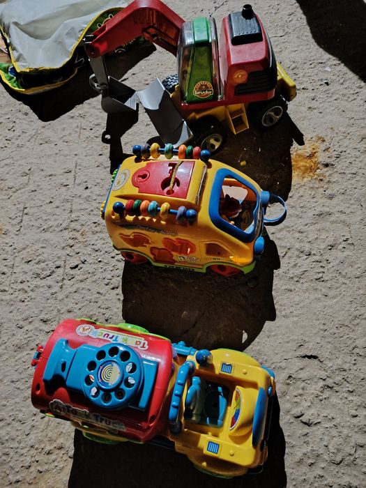 Экскаватор детский, машинки бу, в отличном состоянии.