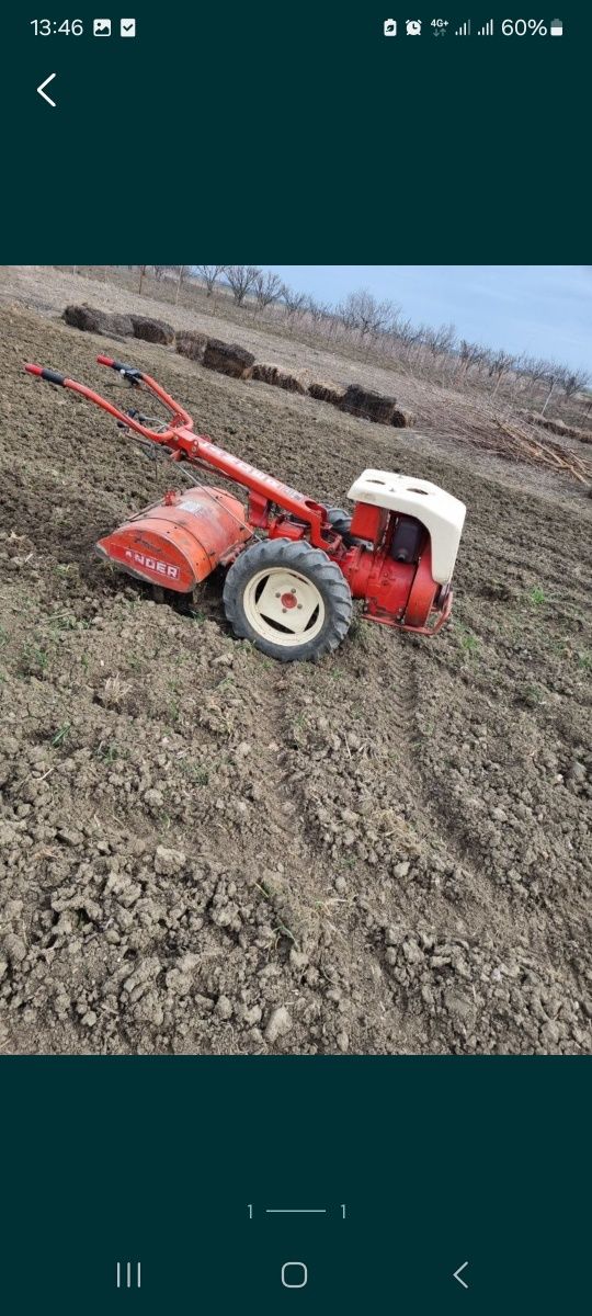 Lucrări gradina cu motocultorul