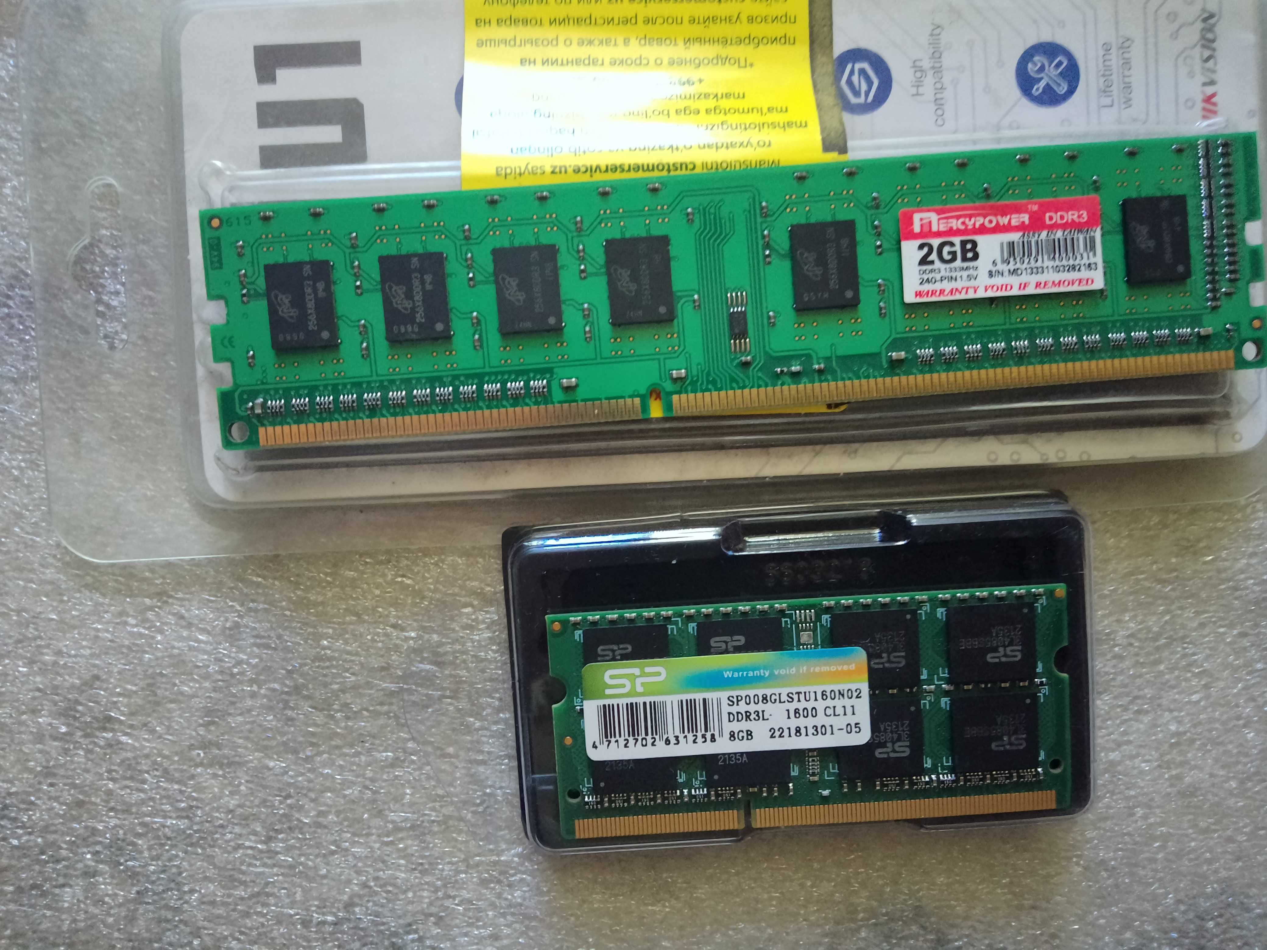 Оперативная память ddr3 8gb