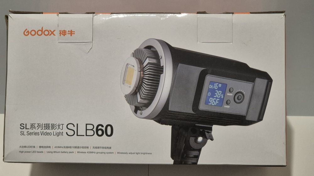 Godox SLB-60W Lampa LED Video Portabila 5600K
