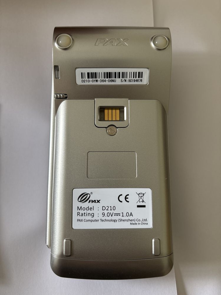 Продаю новый POS-терминал PAX D210 (VRLS Post Terminal