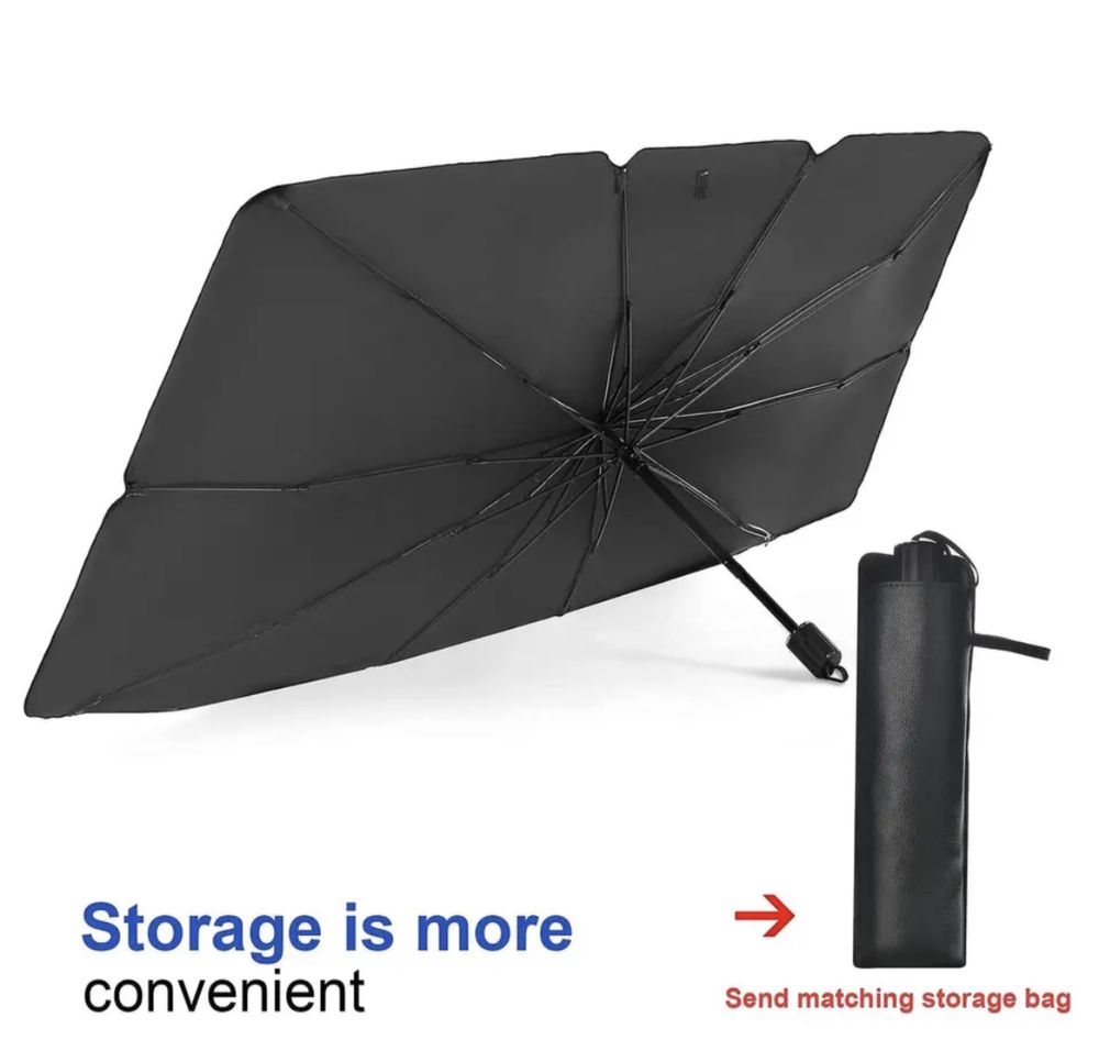 сенник за предно стъкло предпазен чадър с защита UV лъчи 140/79см