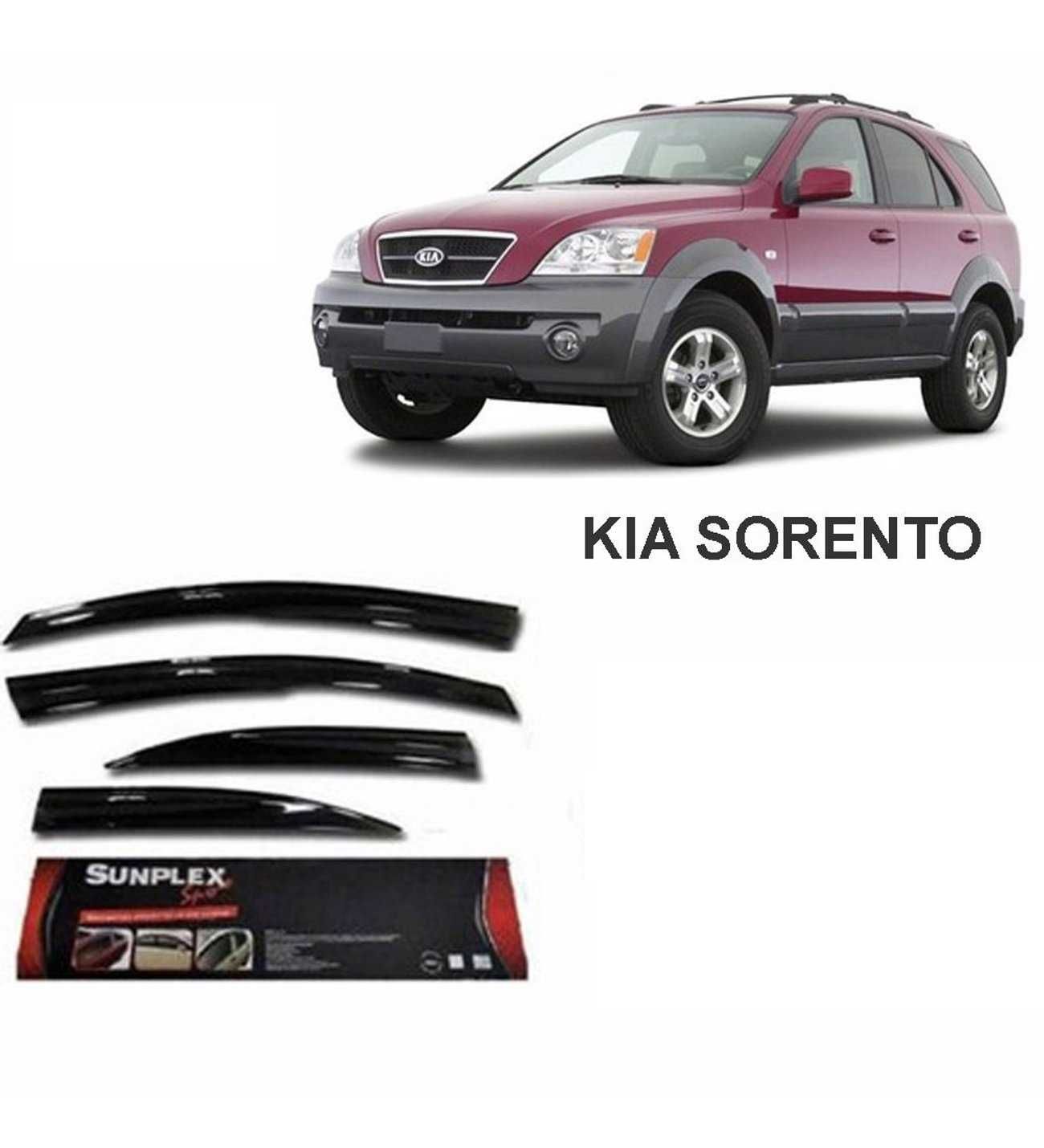 Ветробрани Kia Sorento 2007 до 2014 комплект 4 броя предни задни