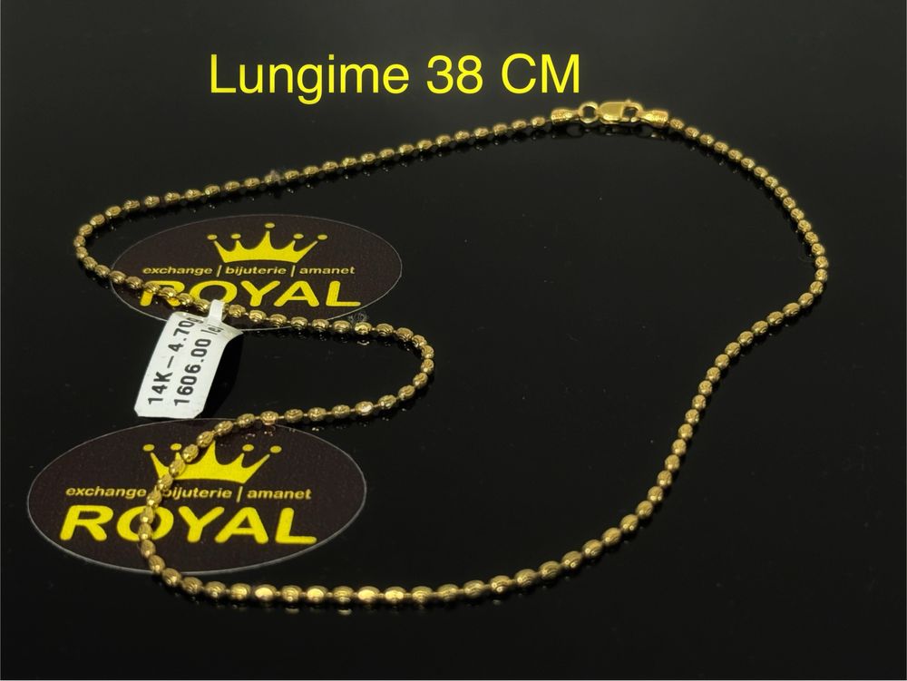 Bijuteria ROYAL : Lant AUR 14K bile aur / 4.7 GR