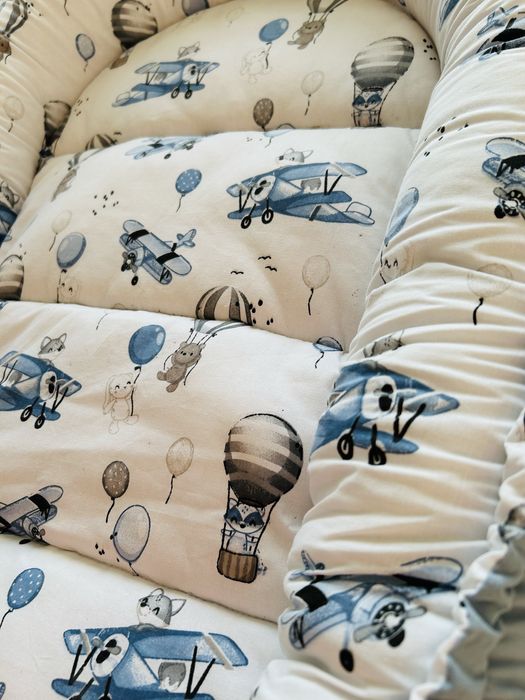 Голямо двустранно бебешко гнездо Jukki XXL