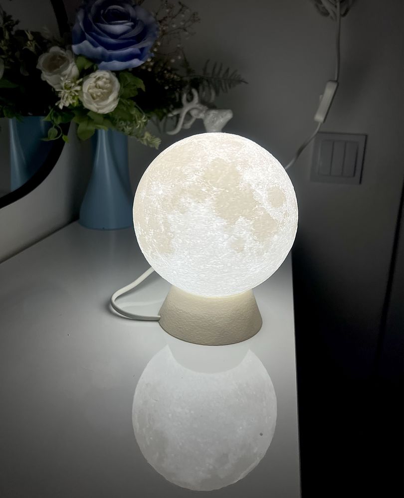 Нощна Лампа Луна / Місячна нічна лампа/ Night Moon Reading Lamp