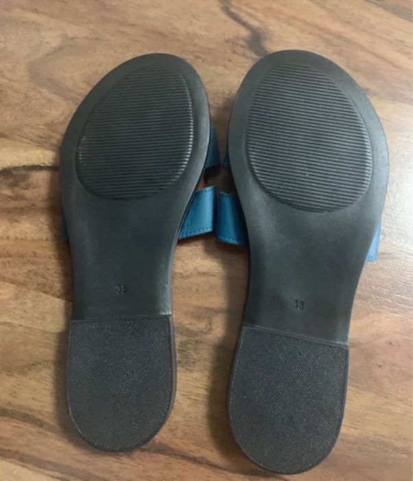 Papuci dama din piele