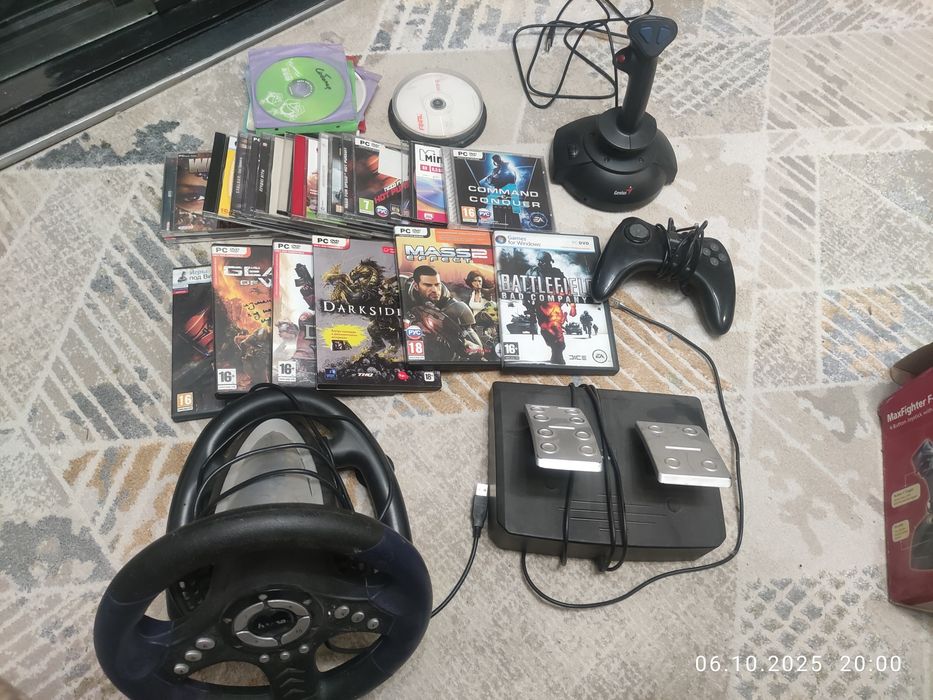 Продам игры и джойстики ПК