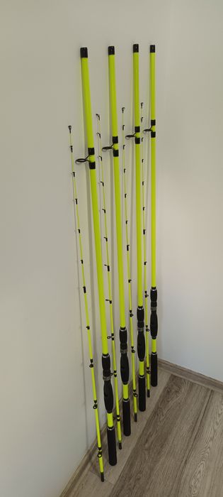 SET 4 Lansete Feeder 3.0m ROBINHAN Bolentino acțiune 100-200 gr