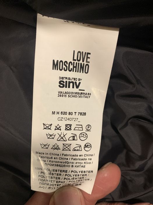 geaca  bomber moschino L