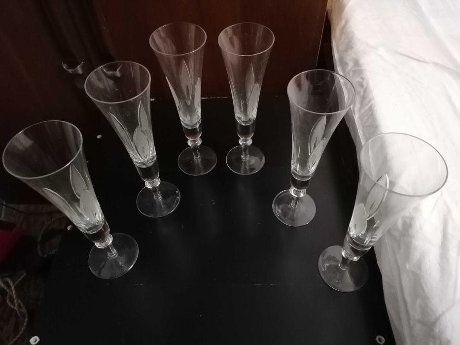 Стари 50 годишни кристални чаши