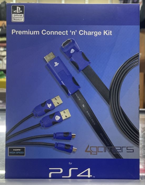 Комплект HDMI и шнуры зарядки для PS4