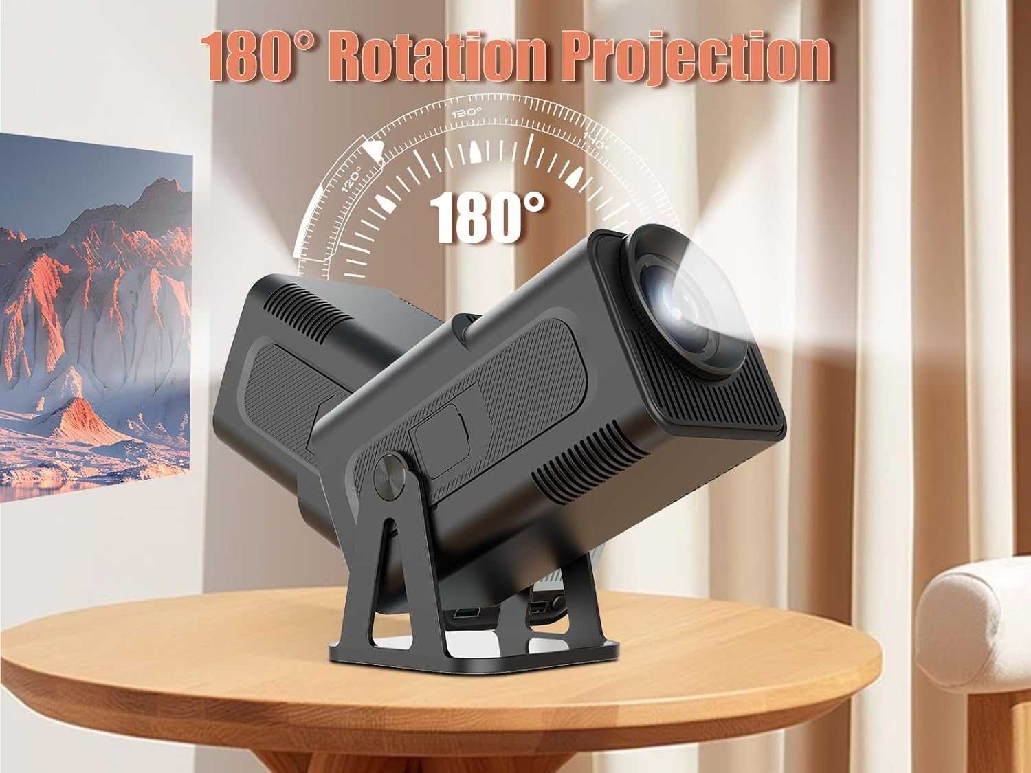Alwtniet Projector 4K Officially Netflix cu A si android 13