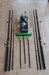 Set Feeder ( 2 Lansete 3,90m+2 Mulinete Tambur 6000+Set Suporti )