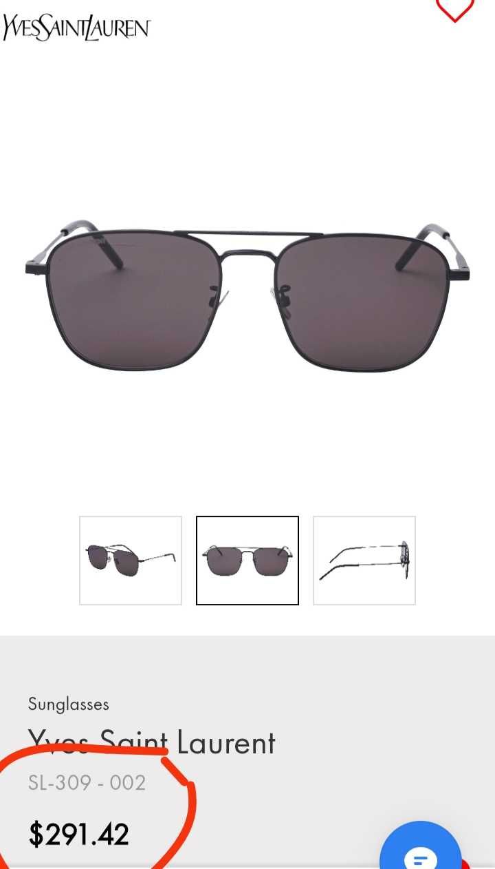 Очки Saint Laurent Оригинал