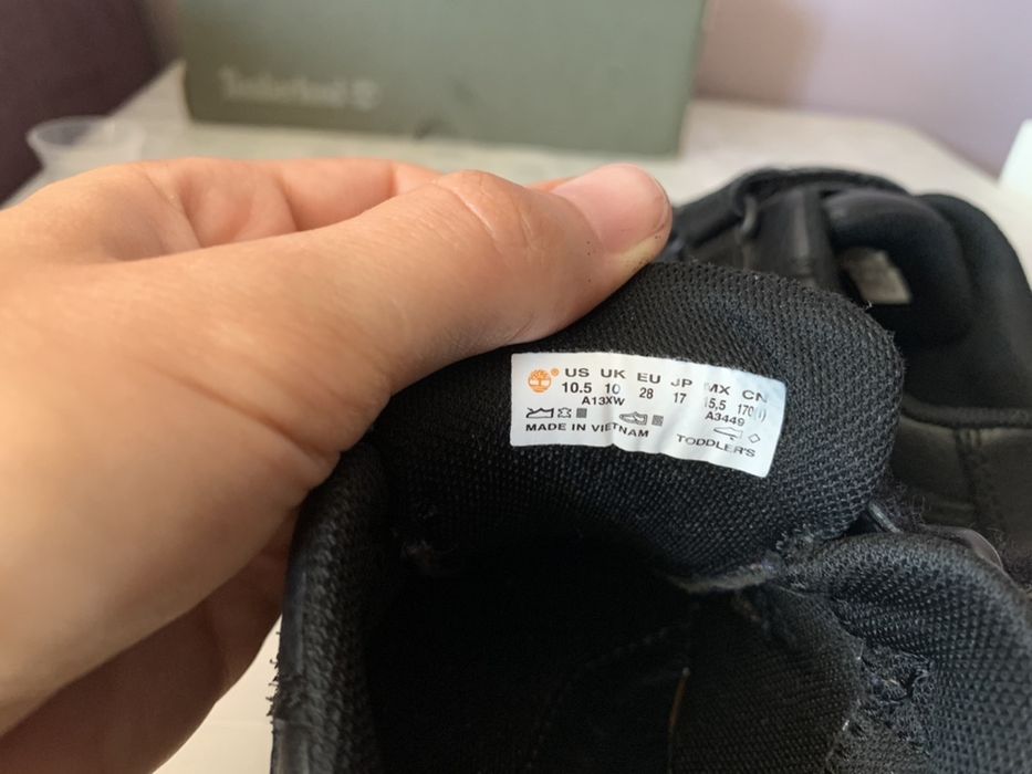 Нови детски кожени обувки маратонки Timberland 27, 28, 29, 30, 31, 32