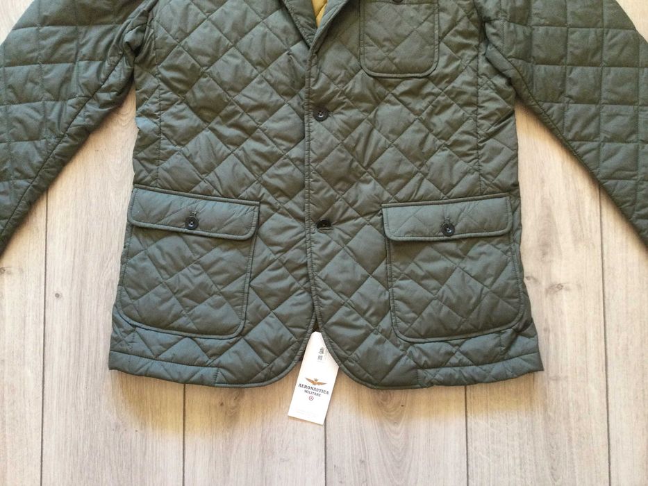НОВО зелено яке сако AERONAUTICA MILITARE размер 54 / XL от Италия