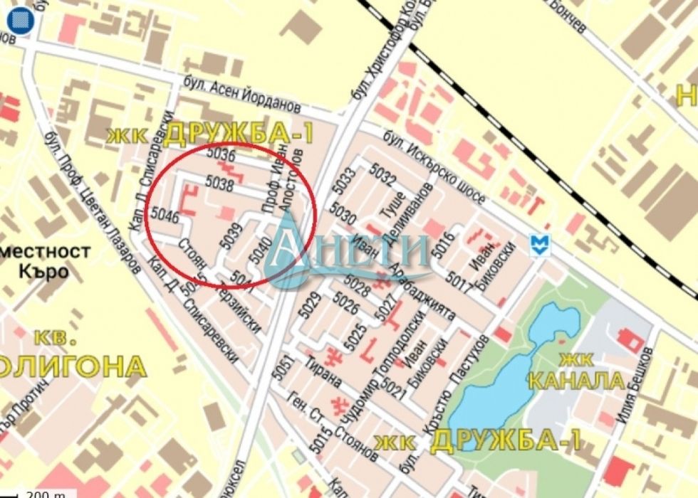 Тристаен апартамент 107м2 в кв.Дружба 1, до бул. Христофор Колумб