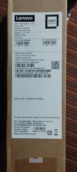 Lenovo notebook sastayaniya ideal
