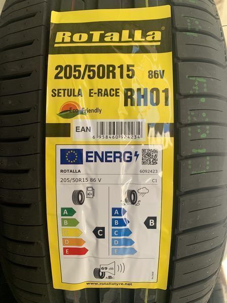 Нови летни гуми ROTALLA SETULA E-RACE RH01 205/50R15 86V НОВ DOT