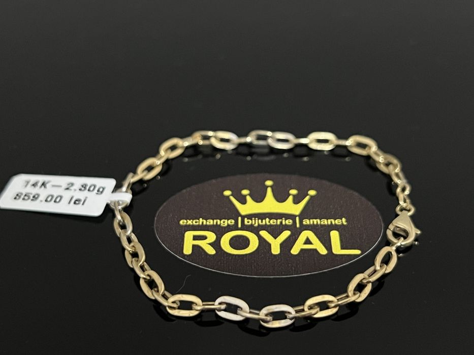 Bijuteria Royal CB : Bratara dama aur 14k 2,30gr